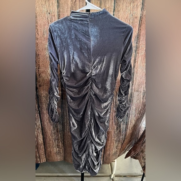NWT CBR High Neck Ruched Dress - Picture 2 of 2